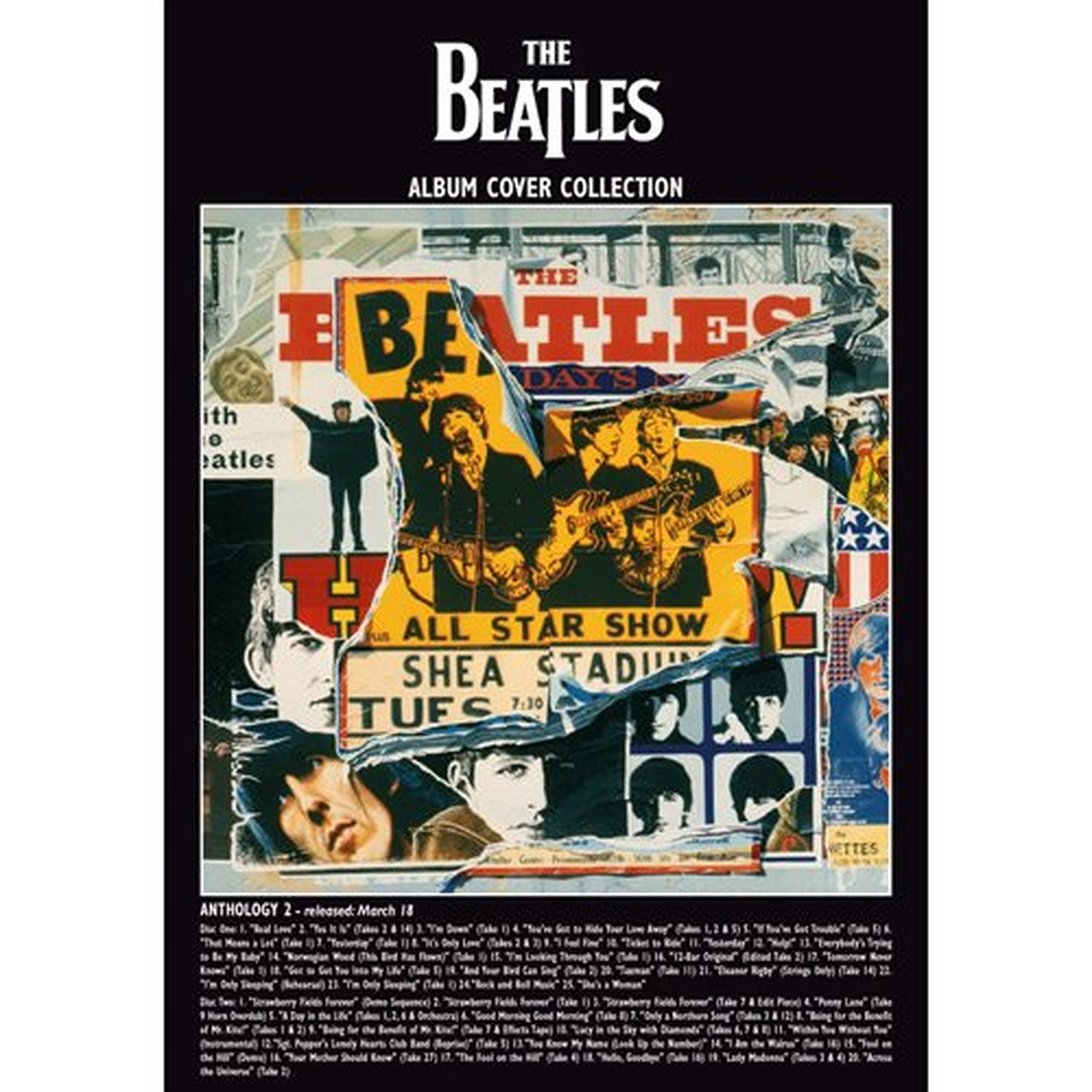 The Beatles Anthology 2 Album Cover Postcard Picture Gift Idea 100 Official Ebay