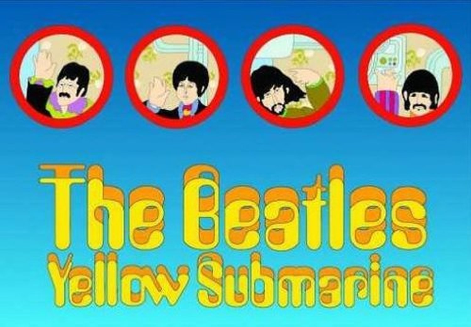 The Beatles Yellow Submarine Portholes Album Cover Postcard Gift Idea Official Ebay