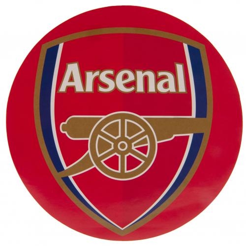 Arsenal Football Club Official Big Crest Round Circular Sticker Badge Gunners 5051586081780 Ebay