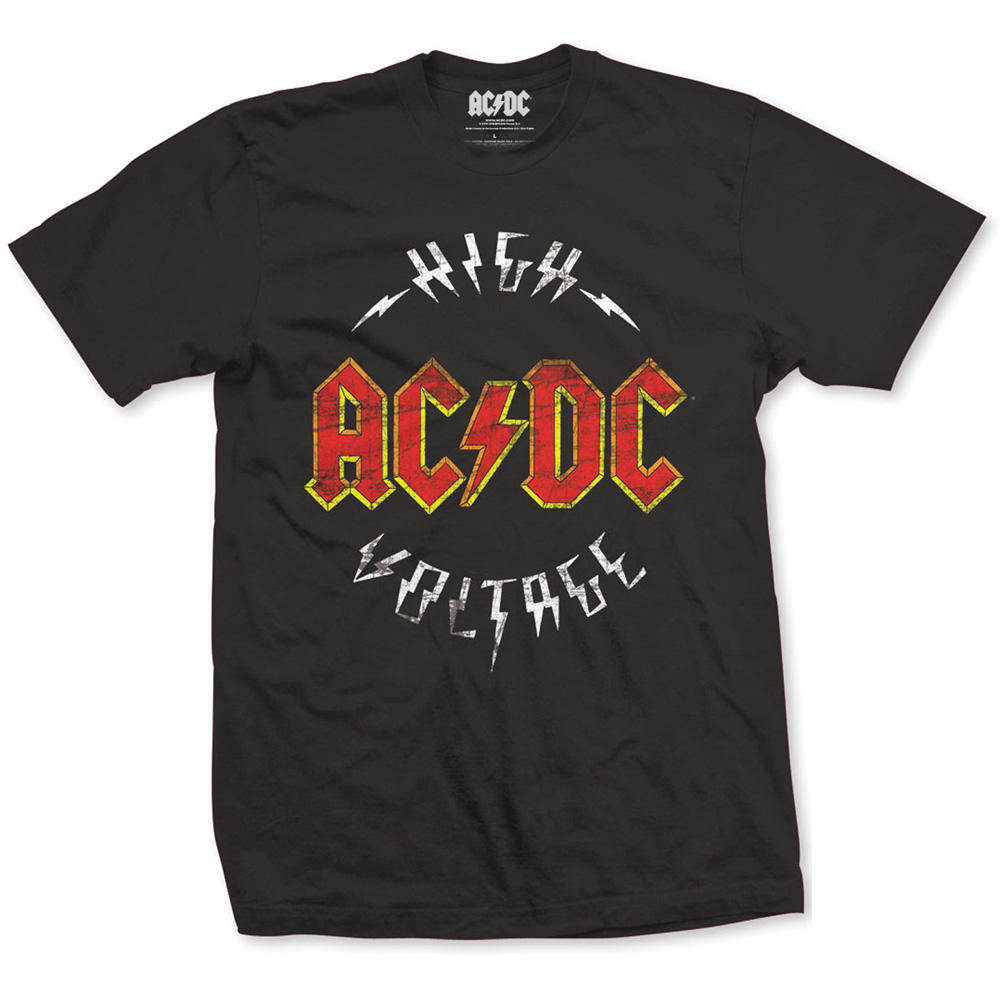 Verschiedene AC / DC Kurzarm T-Shirts Offizielle lizenzierte Rock