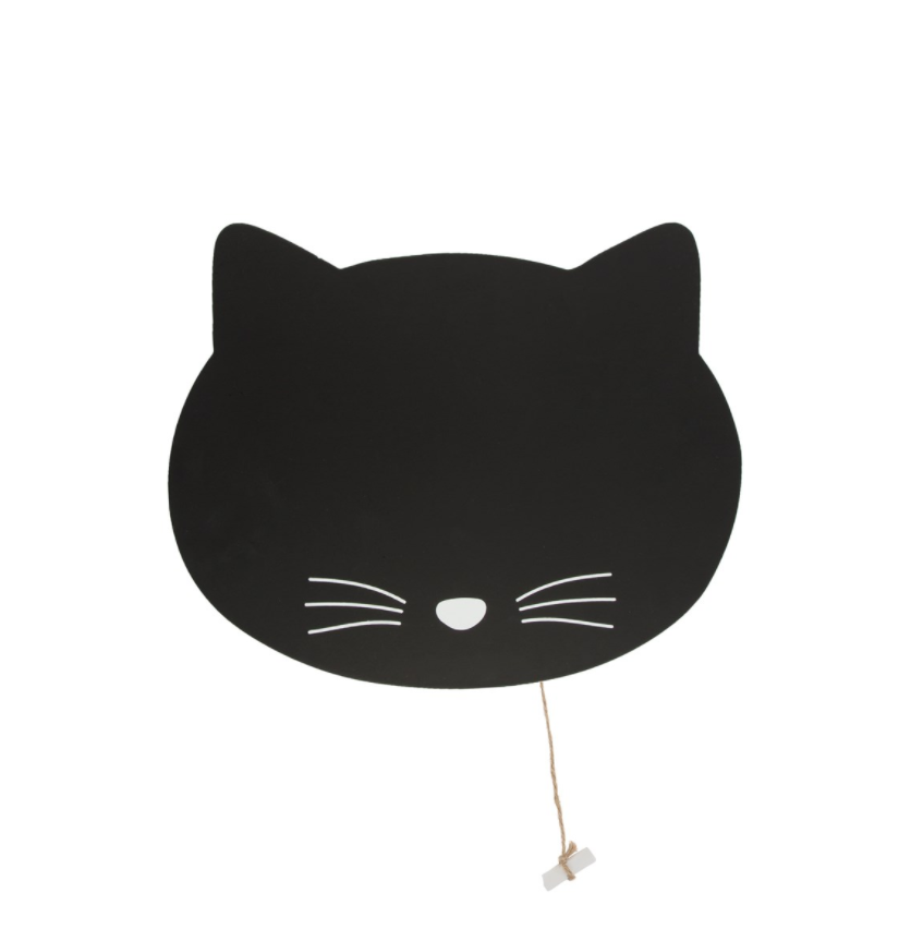 Moustaches De Visage De Chat Noir Suspendus Signe Tableau Message Rappel Fun Mai Ebay