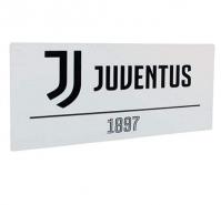 Juventus Football Club Official Black And White Street Sign Wall Hanging Badge