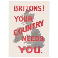 Britons! Your Country Needs You Postcard Retro Vintage Style Official 