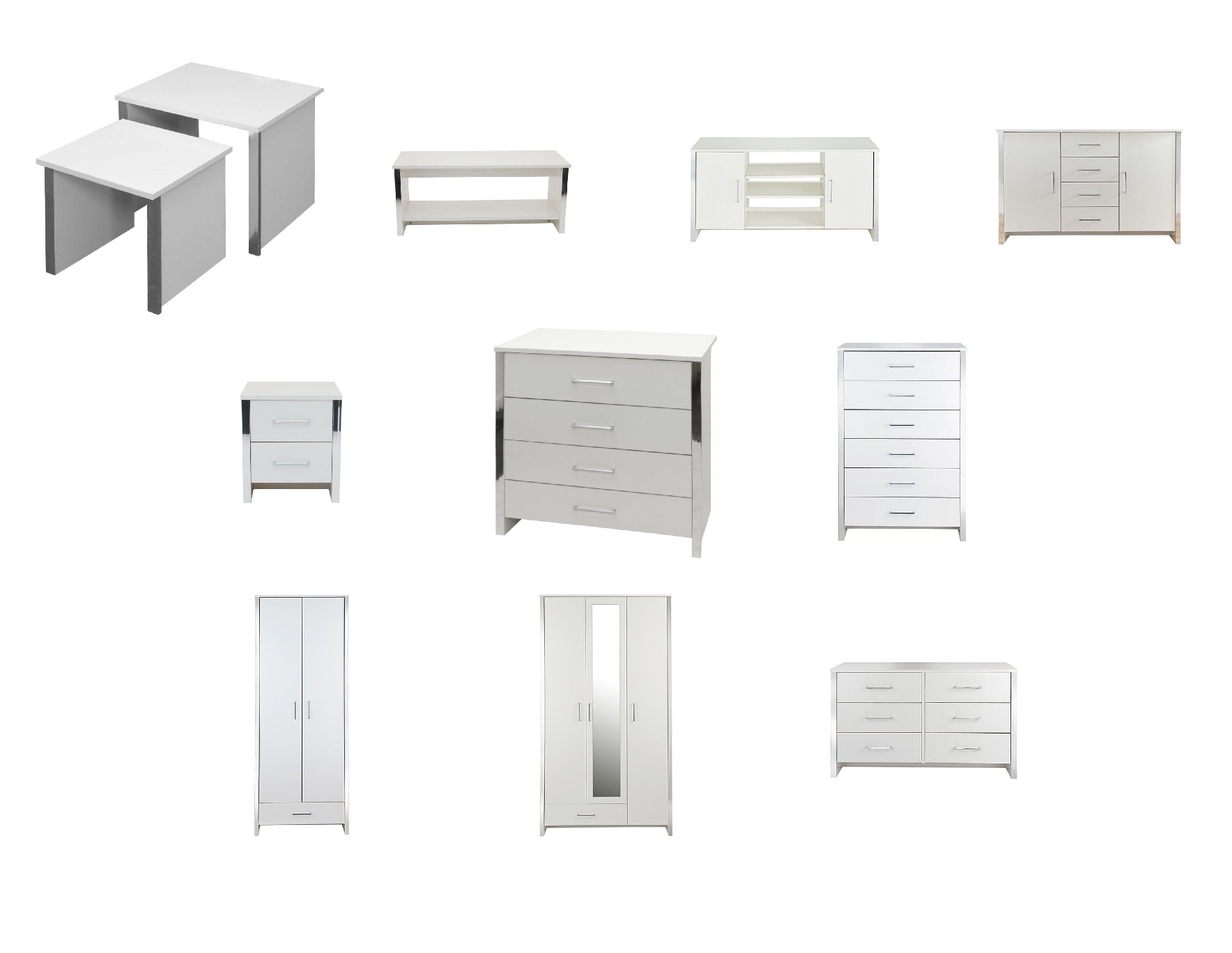 Gosport White Ash Bedroom Furniture Chests Of Drawers Wardrobes