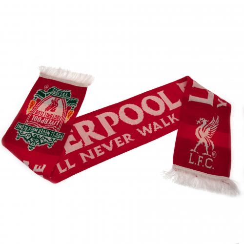 You Ll Never Walk Alone Liverpool Football Club Official Scarf Badge Crest Team Ebay